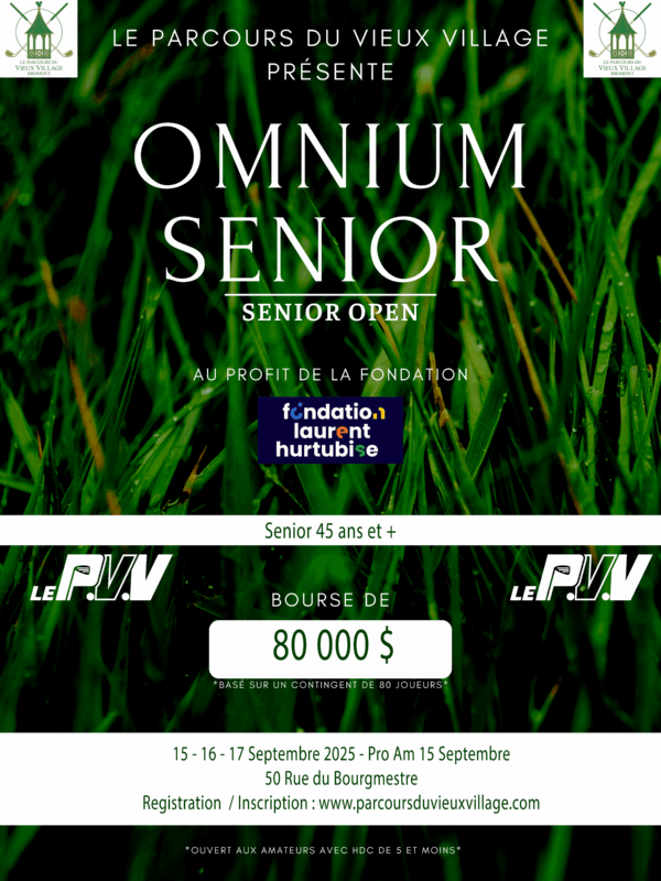 Senior Open du Parcours du vieux village