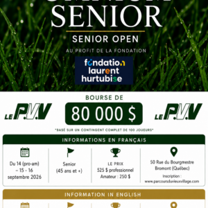 Senior Open du Parcours du vieux village